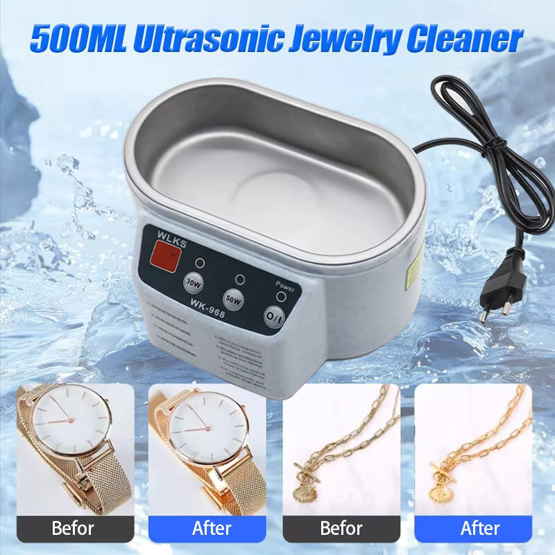 BALASHOV Digitaler Ultraschallreiniger aus Edelstahl mit 30/50W für Schmuck, Brillen und Uhren - Bild 6