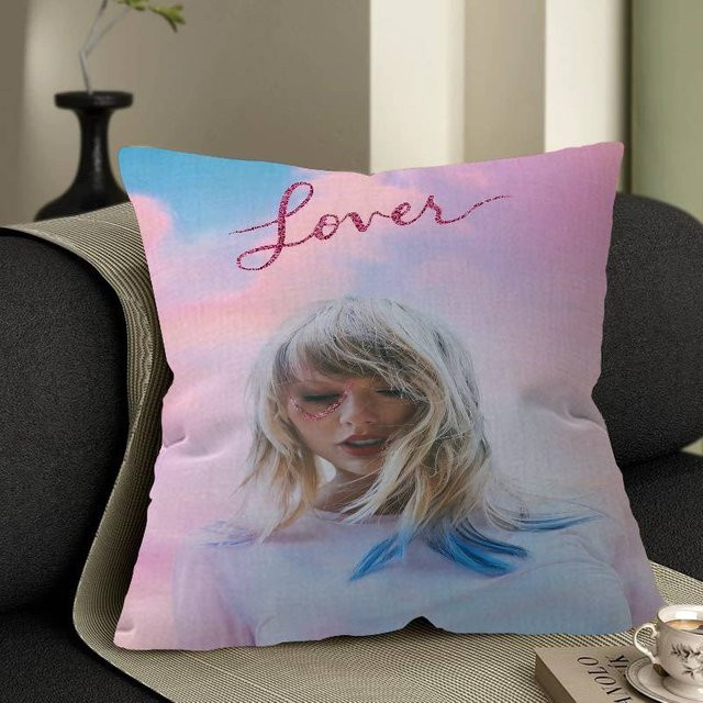 Kissenbezug Taylor Swift Design für Sofa und Auto, Mehrfarbig, B/T/H: 45 x 45 cm oder 55 x 55 cm - Bild 1
