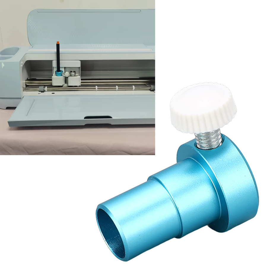 Geevorks Stiftadapter aus Aluminiumlegierung für MAKER Schneidemaschinen, Blau, Durchmesser: 12,5 mm - Bild 2