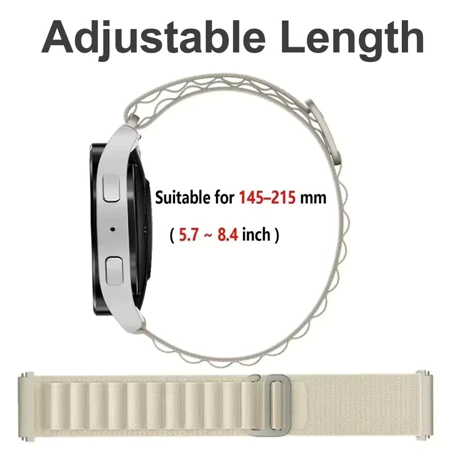 NEY Uhrenarmband Alpine Loop, Nylon, Schwarz - Bild 5