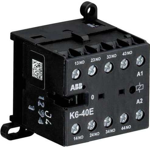 ABB K6-40E-02 Kleinschütz mit 4 Schließern in Schwarz - Bild 1