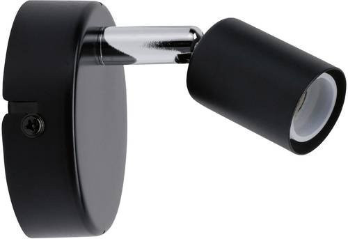 Paulmann Carolina 66750 Wandstrahler GU10 10W in Schwarz und Chrom - Bild 1