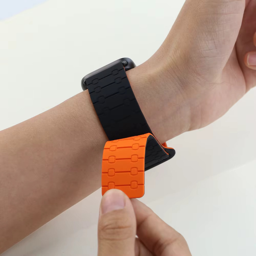 jansin Uhrenarmband Silikon, magnetisch, Unisex - Bild 5