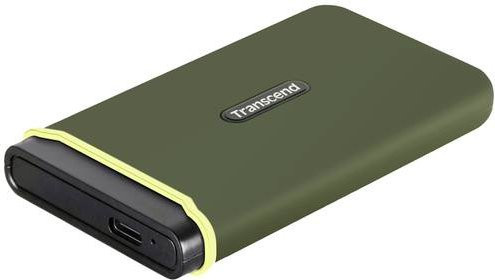 Transcend ESD380C Externe SSD mit 2 TB Speicherplatz, USB-C und USB-A Anschluss, Grün, TS2TESD380C - Bild 1