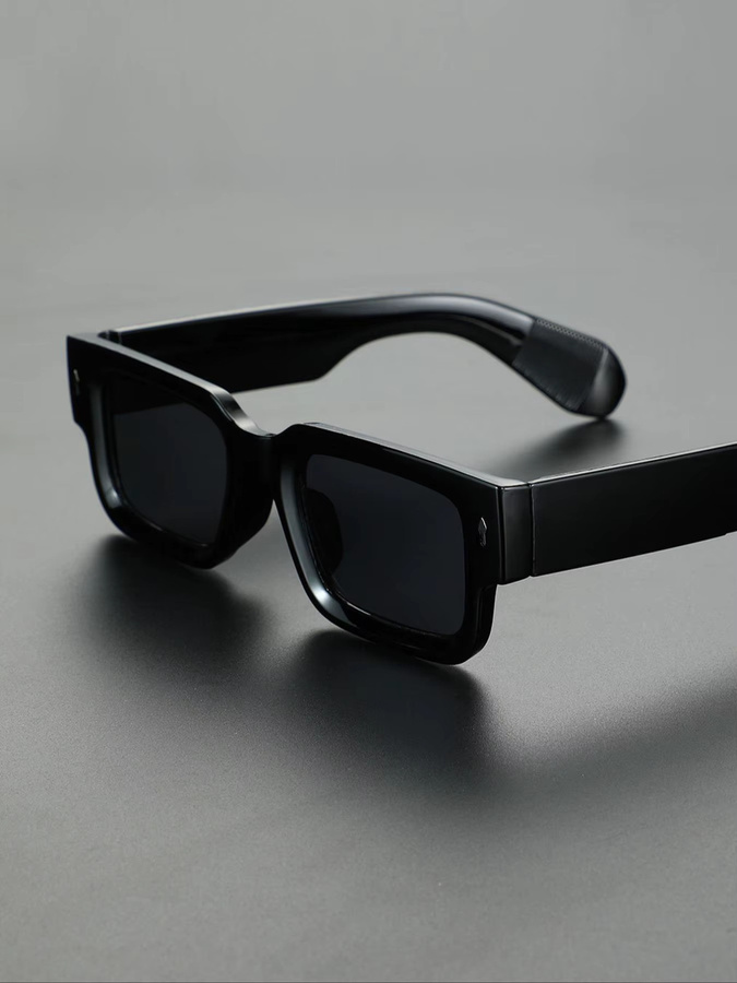 Fairmarry Unisex Korrektionsbrille, Vollrand, Square, Kunststoff, black - Bild 2