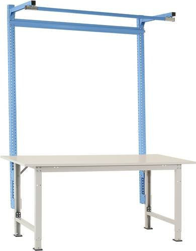 Manuflex AS1601.5012 Aufbauportal mit Ausleger für PACKPOOL Standard in Brillantblau RAL 5007 - Bild 1