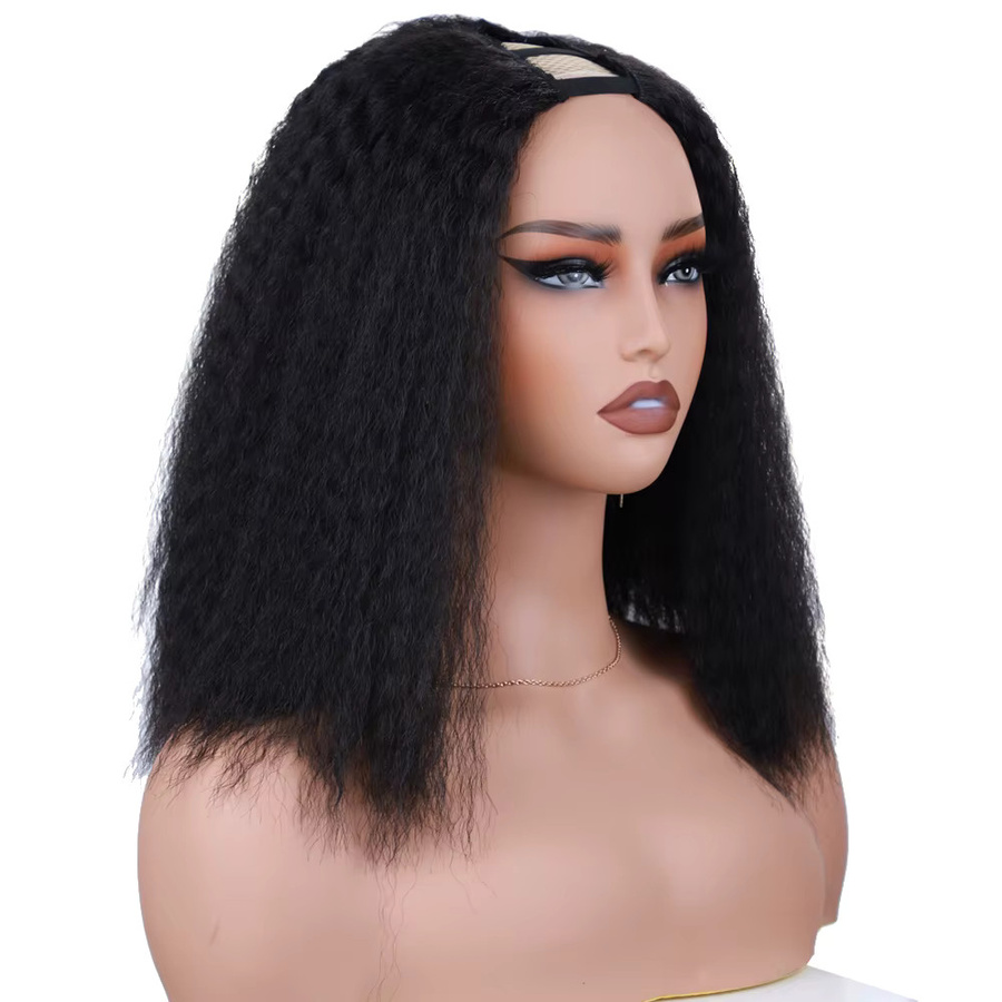 Synthetische Perücke, afro verworren lockig, schwarz, Damen - Bild 2
