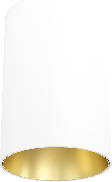 LUX-IT Cone Out LED-Deckenstrahler in Weiß und Gold, dimmbar, 2700K, IP54 - Bild 1