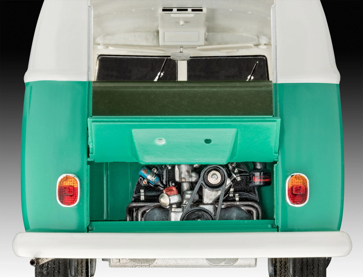 Revell VW T1 Bus, Modellset, 1:24 - Bild 3