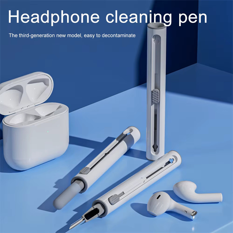 Reinigungskit für Bluetooth-Ohrhörer mit Reinigungsstift und Pinsel in Weiß für Airpods Pro, Xiaomi und Huawei - Bild 2