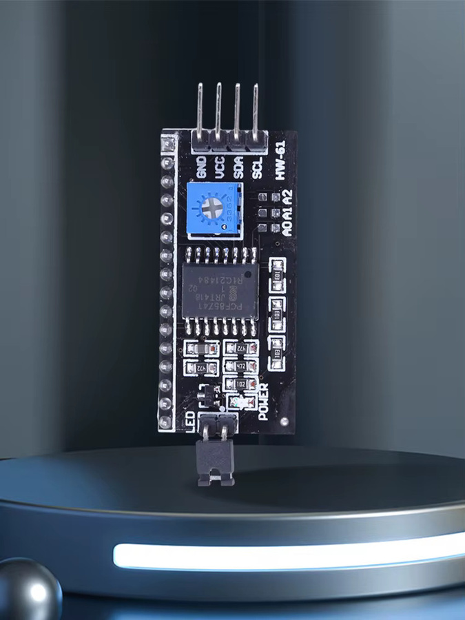 ALLOET PCF8574 I2C LCD-Adapter Konverter Modul für LCD1602 und LCD2004, 5V serielle Schnittstelle für Arduino und Roboter-Teile - Bild 4