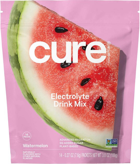 Cure Hydration, Getränkepulver, Wassermelone, 14 x 7,6 g - Bild 1