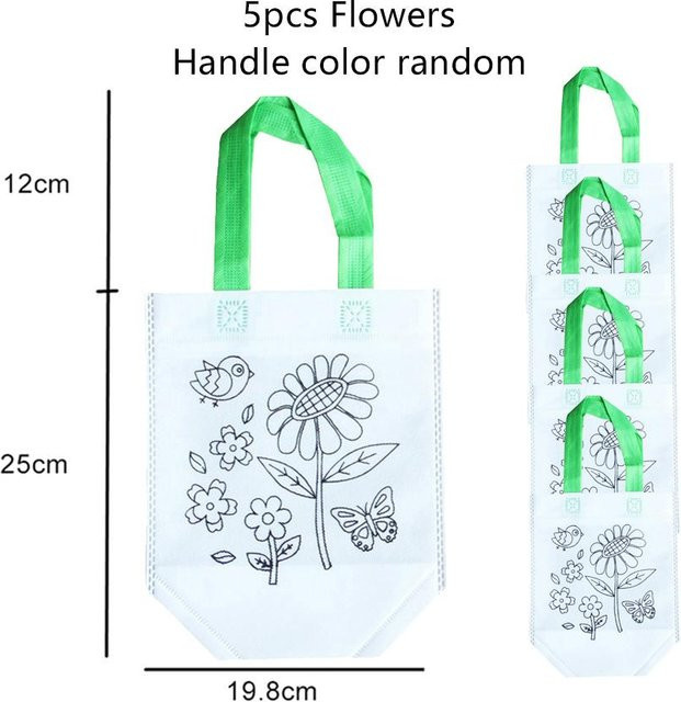 Yiran bag Graffiti-Tasche, 5-teiliges Set, Filz, ab 3 Jahren - Bild 1
