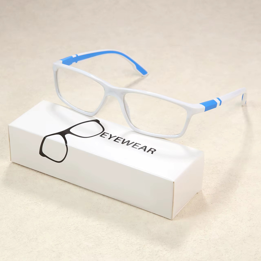 VOPHA Lesebrille, Vollrand, rechteckig, Kunststoff, weiß, Unisex - Bild 2