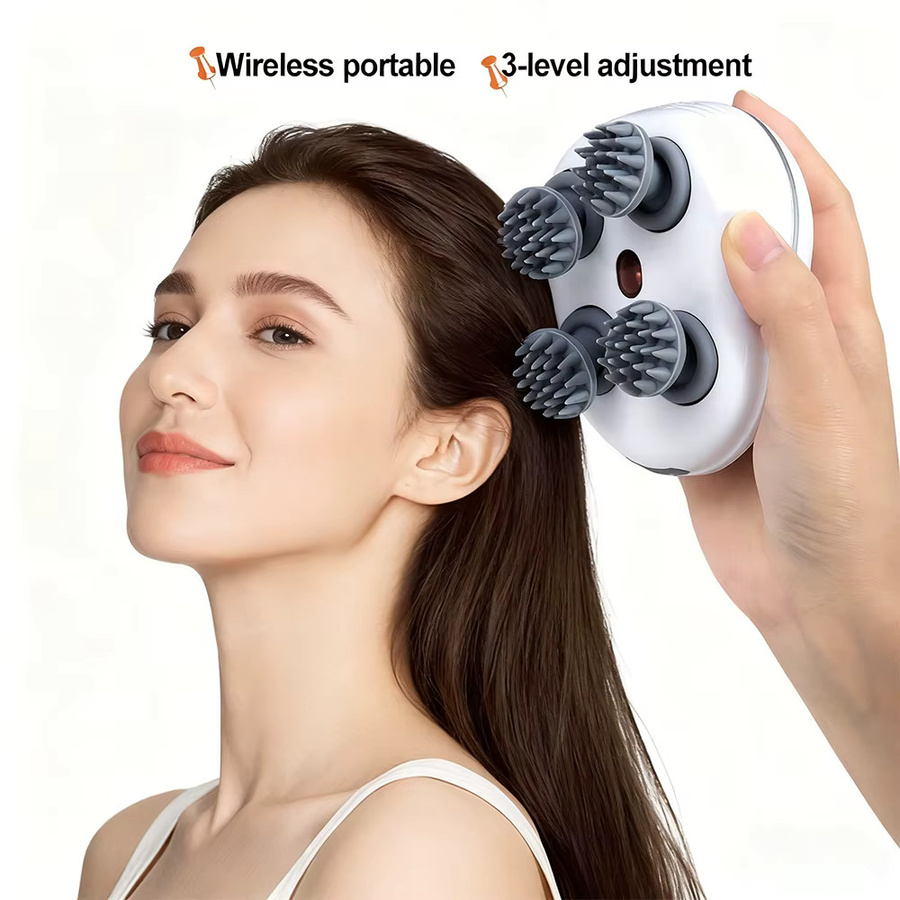 SANPKON Elektrisches Kopfmassagegerät mit Rotlichtpflege, Unisex - Bild 2