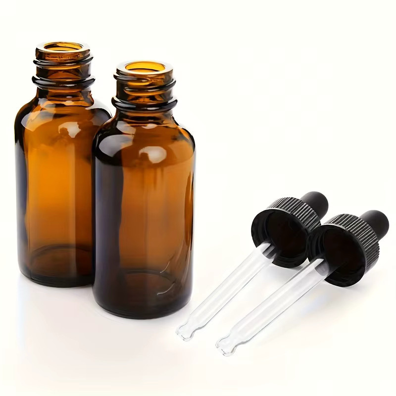 MUB Glasflasche mit Glaspipette, bernsteinfarben, 30 ml, 6 oder 12 Stück - Bild 5