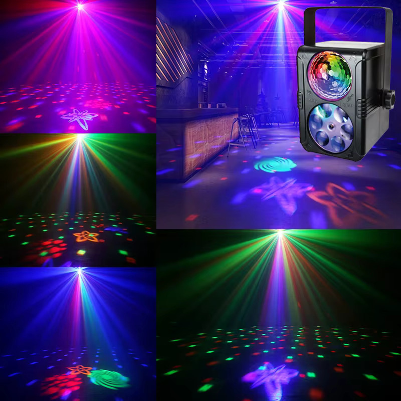 VENUSWING LED Laser Projektion RGBW Bühnenbeleuchtung mit Fernbedienung für DJ, Party und Dekoration - Bild 2