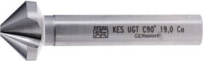PFERD Kegel- und Entgratsenker HSSE Co5 90 Grad Ø 19 mm Schaft-Ø 10 mm DIN 335 C Silber - Bild 1