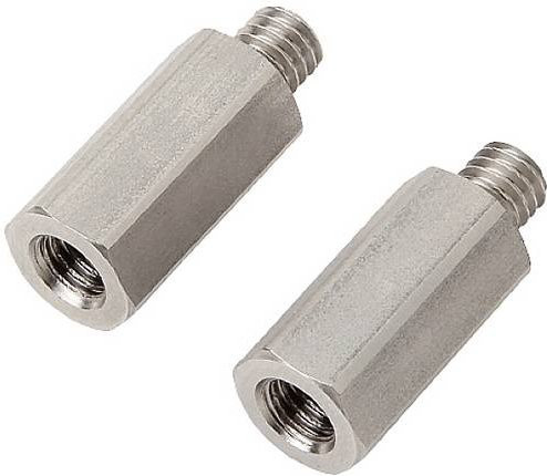 Weidmüller SP M6 20 S2 Abstandshalter in Silber, 4 Stück - Bild 1