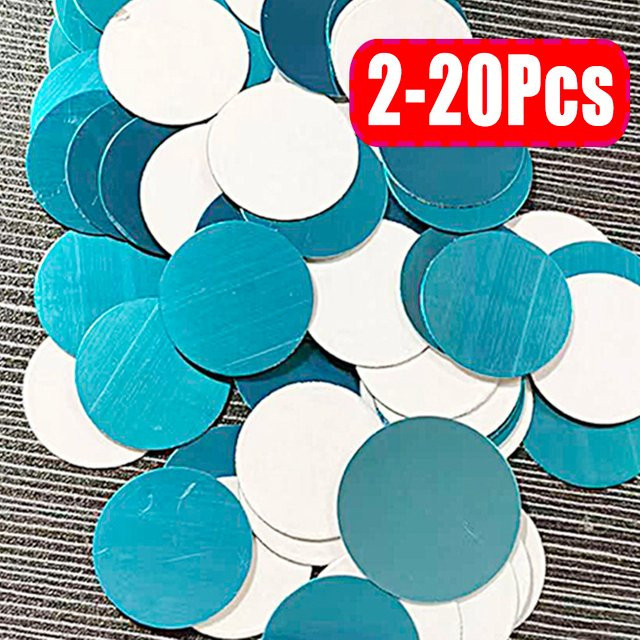 Magnetische Metallplatte in Silber für Handy- und Autohalterungen, B: 30 mm, B: 30 mm - Bild 1
