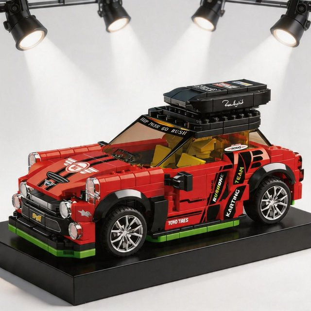 SEMBO BLOCK Technisches Rennwagen-Miniatur-Set, Bausatz, Experte - Bild 1