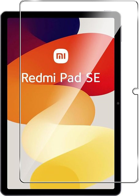 Xiaomi Redmi Pad SE Displayschutzfolie aus gehärtetem Glas, transparent, 11 Zoll - Bild 1