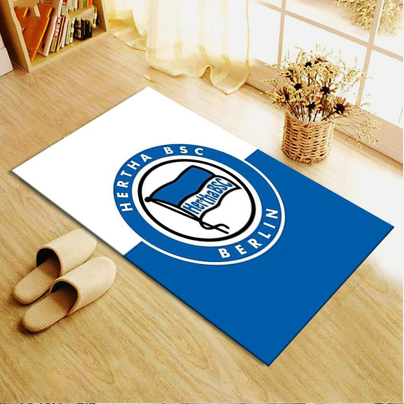 Hertha BSC Teppich von On My Love Home, rutschfeste und waschbare Fußmatte aus Polyester für Wohnzimmer und Kinderzimmer, B/T: 100 x 120 cm - Bild 2