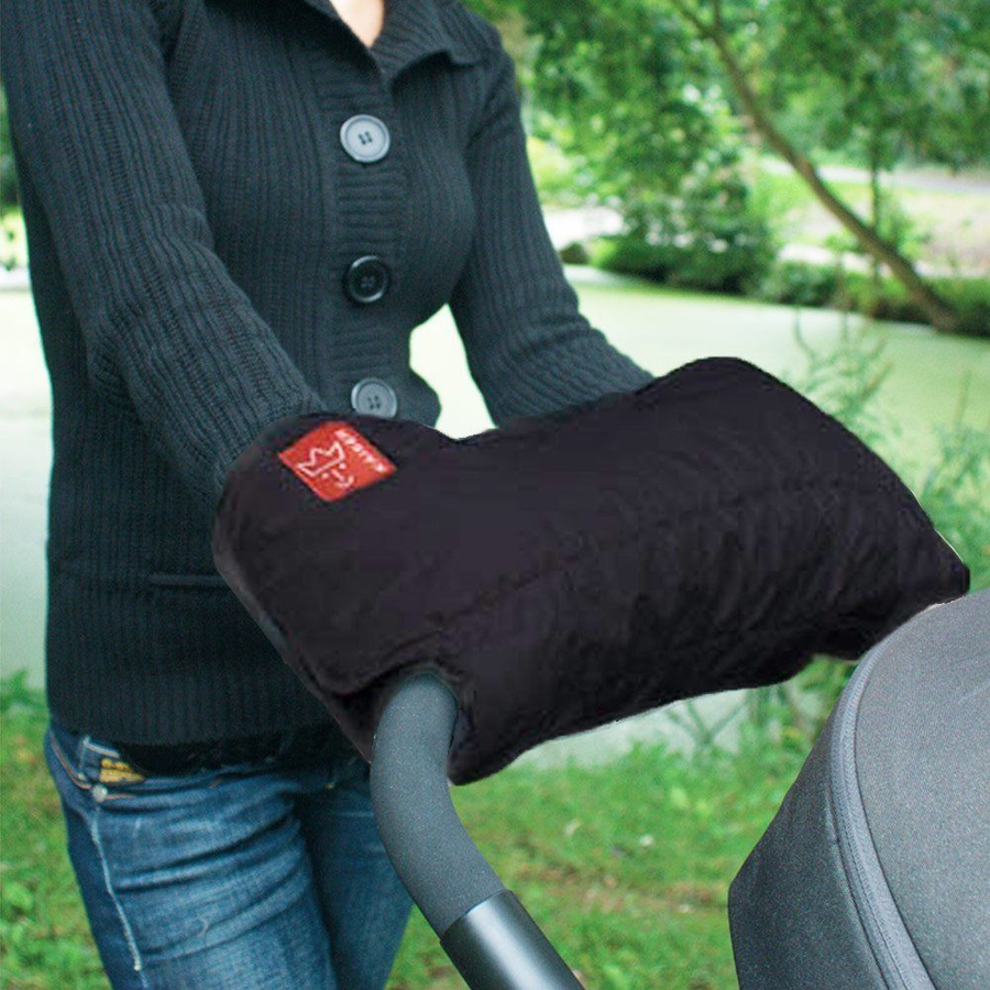 Kaiser Fleece-Handwärmer Alaska für Kinderwagen in Schwarz - Bild 3