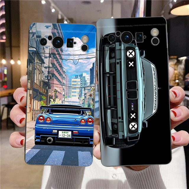 Handyhülle JDM Tokyo Drift Sports Car für Google Pixel 10 9 8 7 6 Pro XL 8A 7A 6A in Schwarz mit weicher Schale - Bild 1