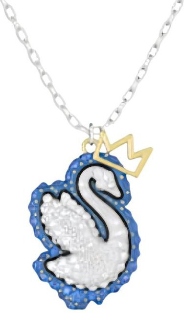 Swarovski Halskette, Silber, Kristall, Damen, Weiß - Bild 1