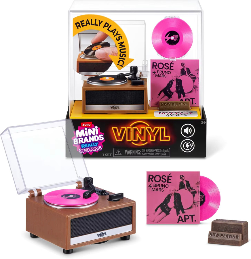 ZURU Mini Brands Really Works, Vinyl-Spielset Blind Box, ab 3 Jahren - Bild 3