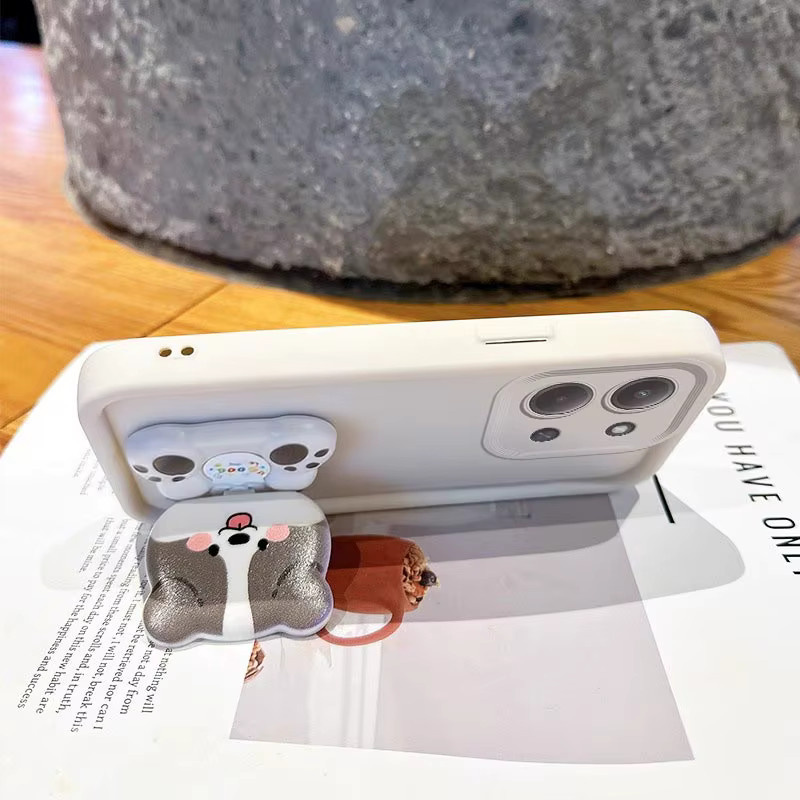 Xiaomi Sky Eye Silikon Handyhülle mit Lanyard für Redmi 14C 13C 12 10 9 9C A5 A3 14C A3X 10Prime 15C 9CNFC in Weiß - Bild 3