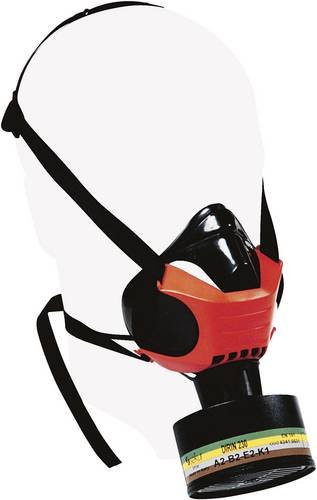 Ekastu Polimask Alfa 466 620 Atemschutz Halbmaske ohne Filter in Multicolour nach EN 140 und EN 148-1 - Bild 1
