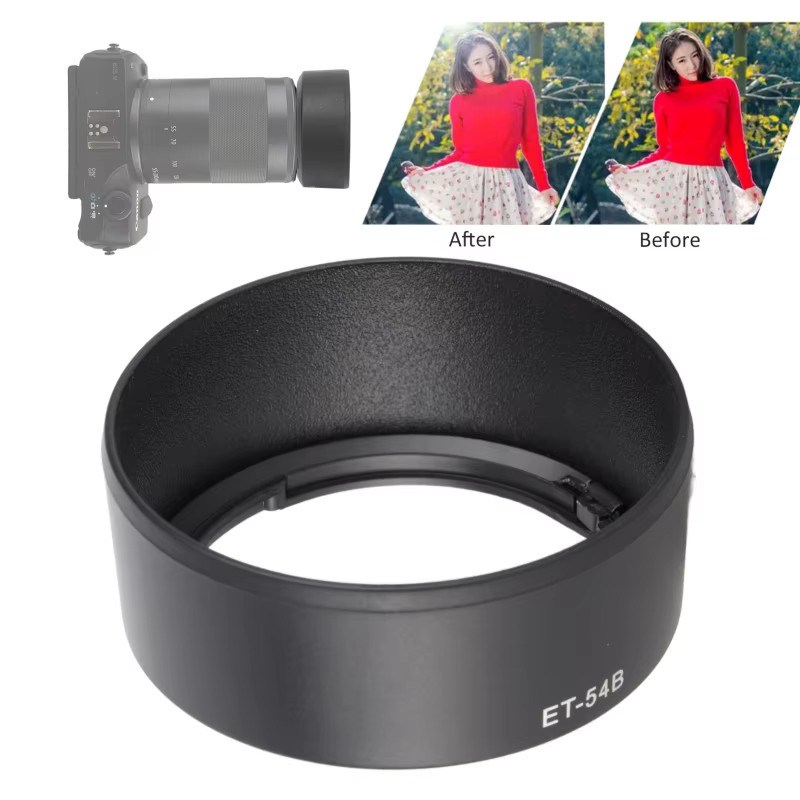 Canon ET-54B Gegenlichtblende umkehrbar in Schwarz für EF-M 55-200mm F/4,5-6,3 IS Objektiv - Bild 4