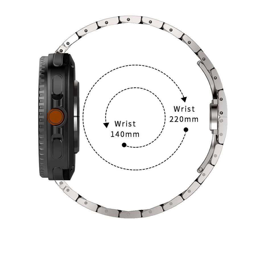 CHIICSMART Uhrenarmband Titan, Silber, Unisex - Bild 3