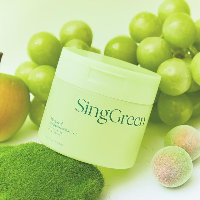 Moonseal SingGreen Pure Pore Pad, 200 ml, für empfindliche Haut - Bild 1