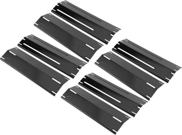 4er-Set verstellbare Grill-Wärmeschilde als Ersatzteile für Brinkman BBQ Gasgrill in Grau - Bild 1