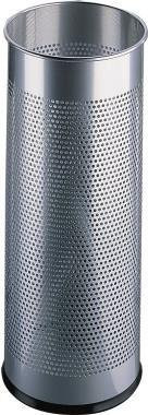Durable Schirmständer aus Metall in Silbermetallic, Durchmesser: 26 cm, Höhe: 62 cm