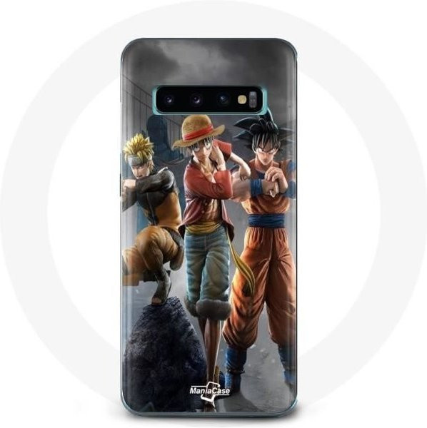 Maniacase Handyhülle für Samsung Galaxy S10 mit 3D Anime Manga Design in Multicolour - Bild 1