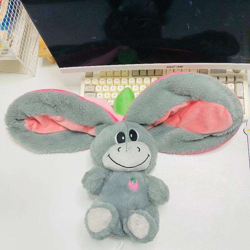 Linyi toy Erdbeere Esel Plüsch Kuscheltier 3–6 Jahre - Bild 1