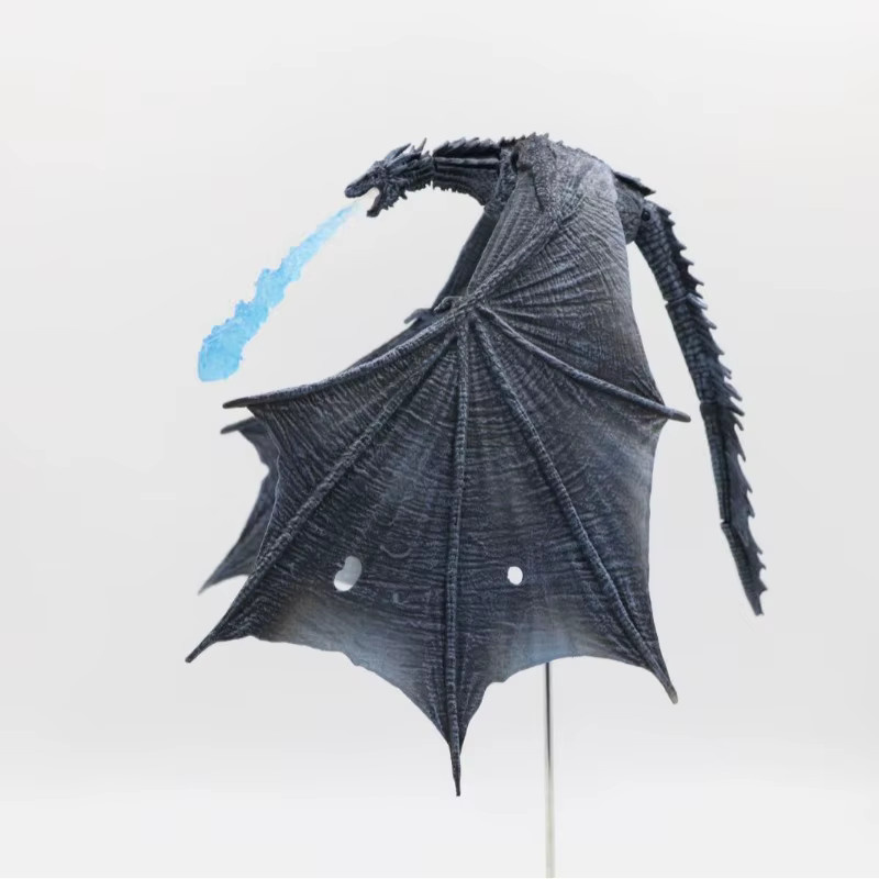 Warner Bros. Game of Thrones Frost Wyrm Viserion Schwarzer Drache, Actionfigur - Bild 2