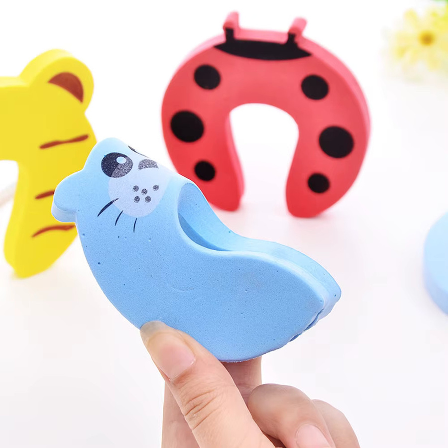 TFAAI 8er Set C-förmiger Fingerklemmschutz aus EVA-Schaum für Babys, Türstopper in Mehrfarbig - Bild 2