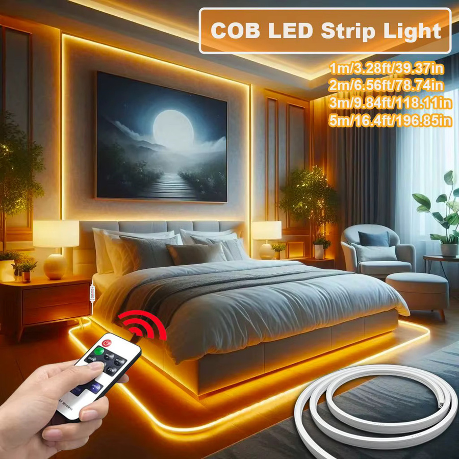 Acosh Neon-LED-Streifen Warmweiß mit USB-Anschluss und dimmbarer RF-Fernbedienung aus Silikon - Bild 3