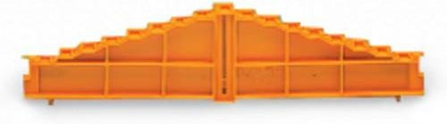 WAGO Abschlussplatte 727-117 Orange 25 Stück - Bild 1