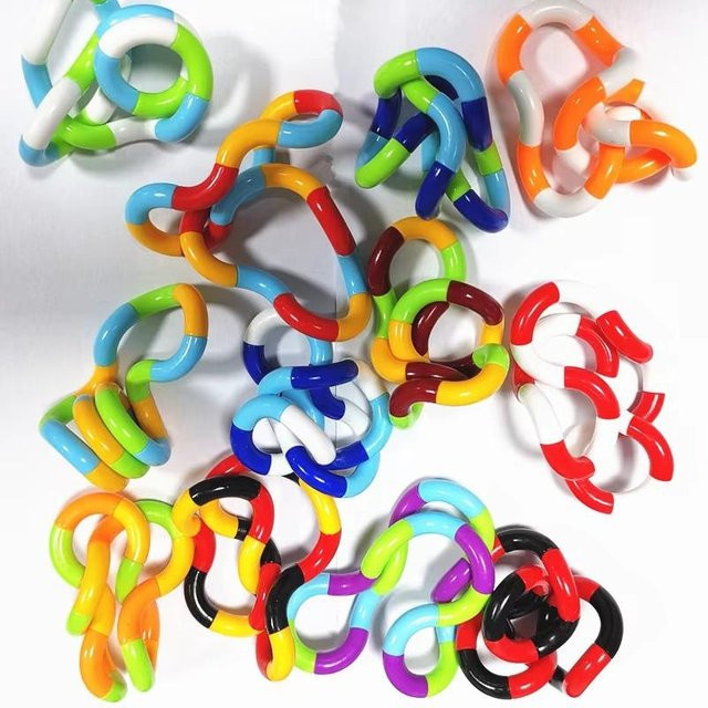 Discover Intime Sensorisches Fidget Spielzeug, 2-5 Stück, Verdrehbarer Schlaufen-Seil - Bild 1