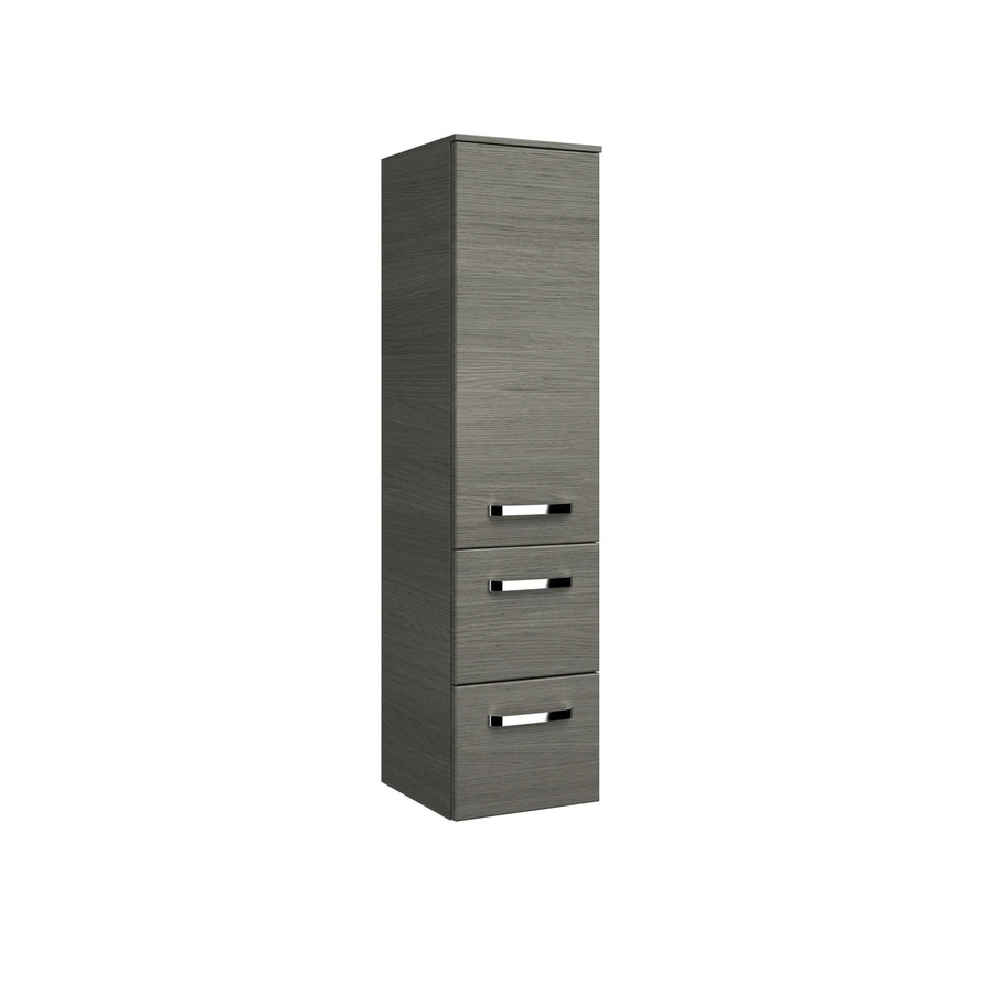 Pelipal Bad-Hochschrank Serie 4010 in Anthrazit mit Regalböden, Höhe: 121,2 cm, Breite: 30 cm - Bild 2