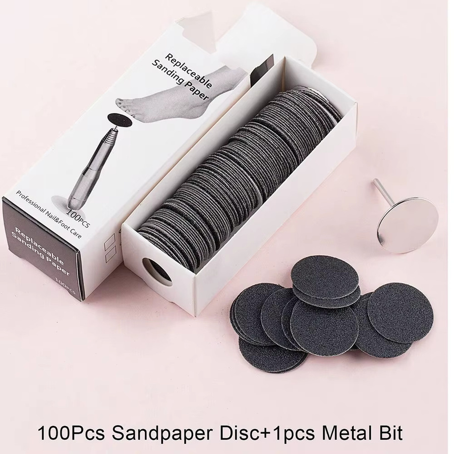 Easy Nail Schleifpapier mit Metallstiel, 100 Stück, Fußfeile für Füße - Bild 4