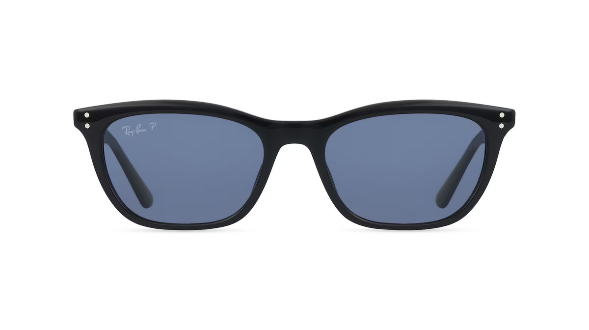Ray-Ban RB4474D Sonnenbrille, Vollrand, Hexagonal, Kunststoff, Unisex, Schwarz - Bild 1
