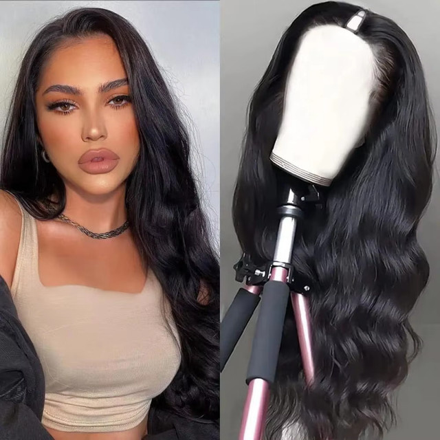 Cheetahbeauty V-Part-Perücke Body Wave, Echthaar, Damen, 28-32 Zoll - Bild 1