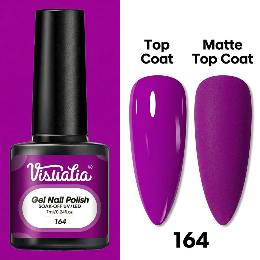 Visuatia Gel-Nagellack, Lila, 7 ml - Bild 3